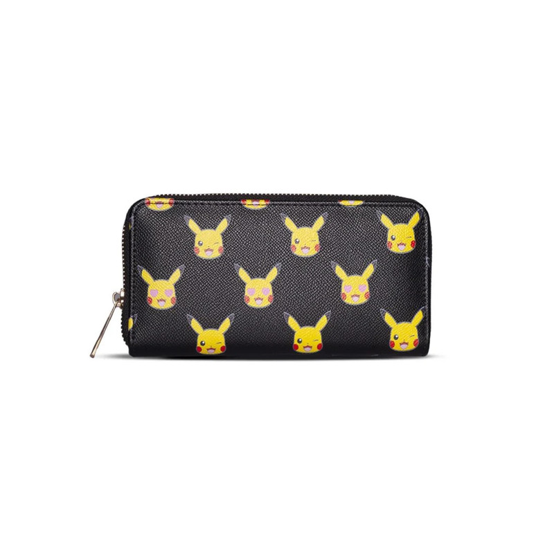 Difuzed Pokémon Pikachu AOP Zip Around Ladies Wallet - حقيبة يد